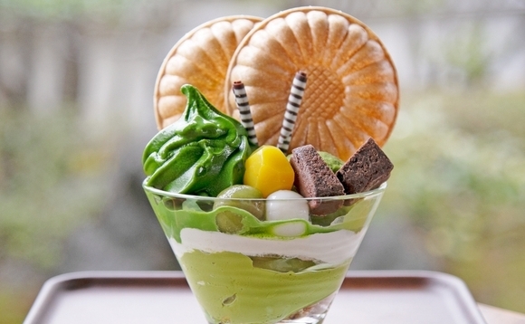 西条園 抹茶ぱふぇ