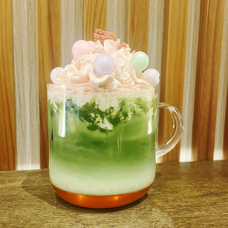 sakura抹茶カプチーノ(アイス＆ホット)（4/22販売終了予定）-11